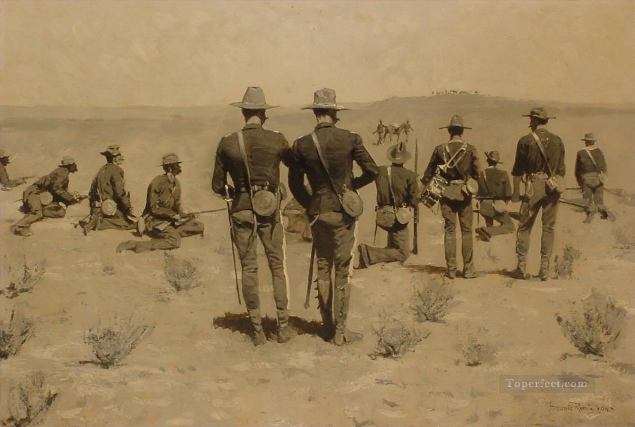Armee von Remington Ureinwohner Amerikas Ölgemälde